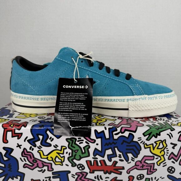 Converse One Star Pro Low x Sean Pablo Paradise Men's Size 8 Teal‎ 173215C NEW - Picture 2 of 13